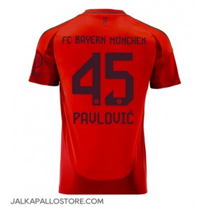 Bayern Munich Aleksandar Pavlovic #45 Kotipaita 2024-25 Lyhythihainen